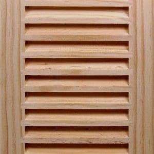 Front Perspective view of 08x14 Wood Return Air Grille