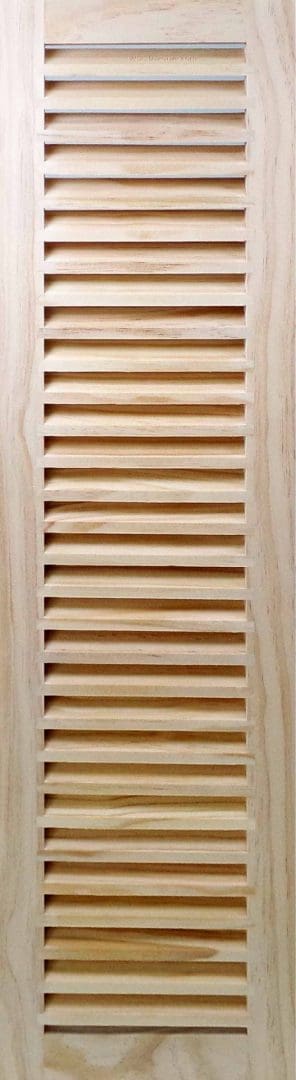 Front Perspective view of 08x32 Wood Return Air Grille