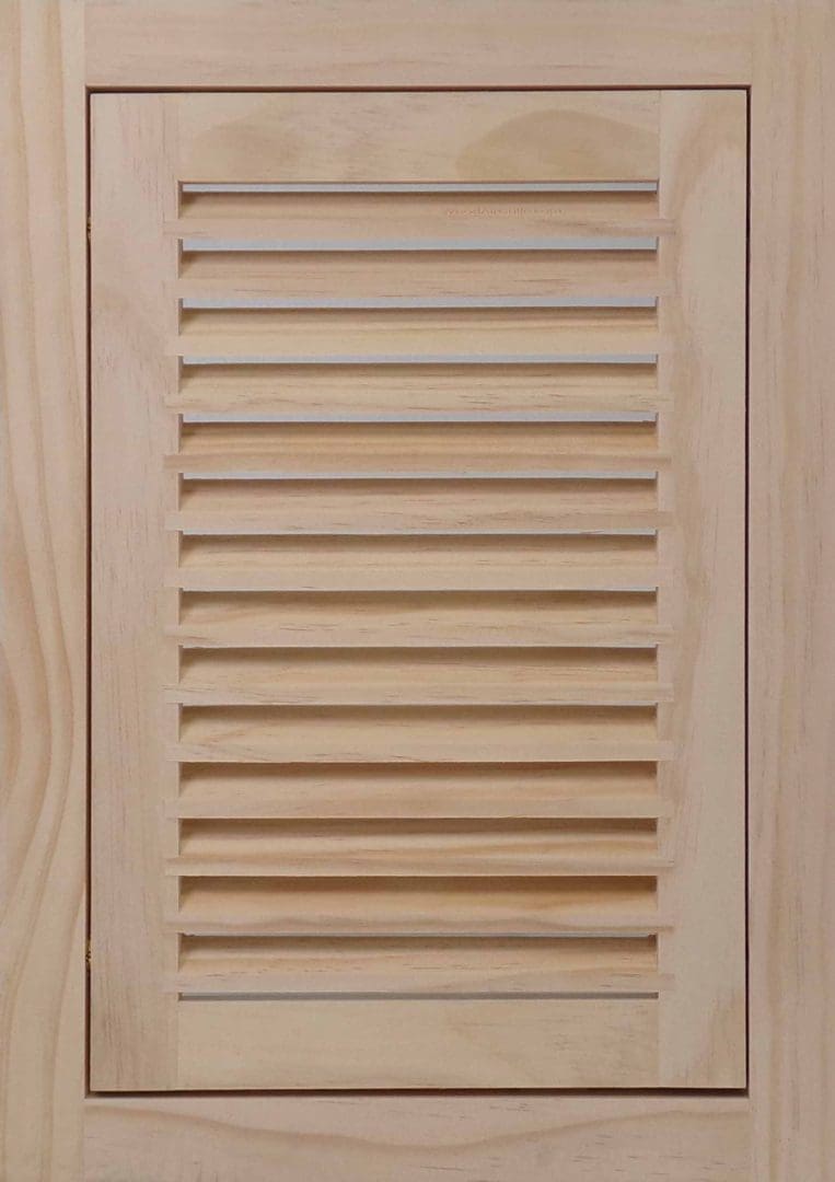 Front Perspective Representation of 10x12 Wood Return Filter Grille.