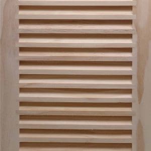 Front Perspective view of 10x18 Wood Return Air Grille