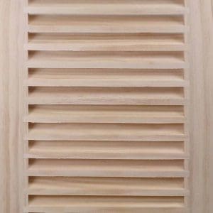 Front Perspective view of 10x20 Wood Return Air Grille
