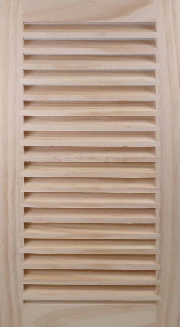 Front Perspective view of 10x20 Wood Return Air Grille