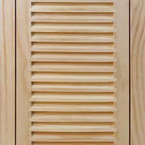 Front Perspective view of 10x20 Wood Return Filter Grille.