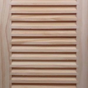 Front Perspective Representation of 10x36 Wood Return Air Grille