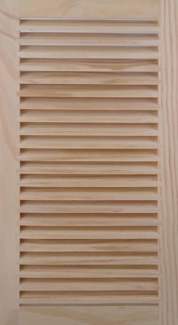 Front Perspective view of 12x20 Wood Return Air Grille