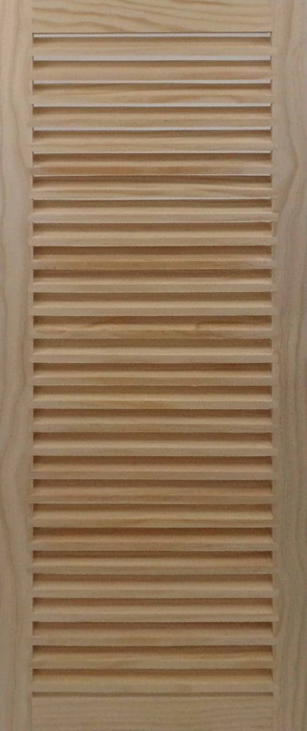 Front Perspective Representation of 12x28 Wood Return Air Grille.