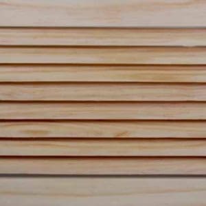 Front Perspective Representation of 14x12 Wood Return Air Grille Panel