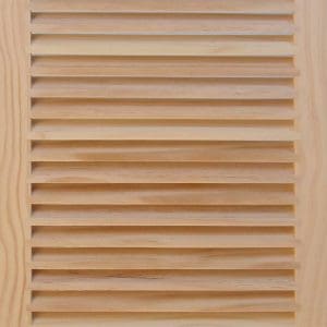 Front Perspective view of 14x20 Wood Return Air Grille.