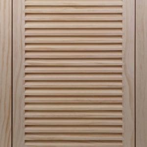 Front Perspective view of 14x24 Wood Return Air Filter Grille.