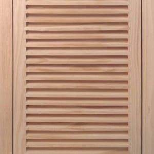 Front Perspective view of 14x25 Wood Return Air Filter Grille.