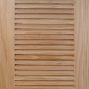 Front Perspective view of 14x30 Wood Return Air Filter Grille.