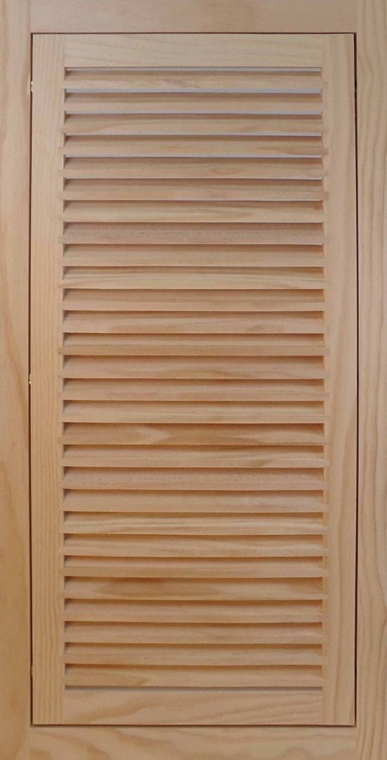 Front Perspective view of 14x30 Wood Return Air Filter Grille.