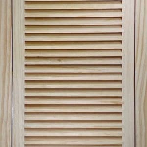 Front Perspective view of 14x36 Wood Return Air Filter Grille.