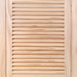 Front Perspective view of 15x20 Wood Return Air Filter Grille.