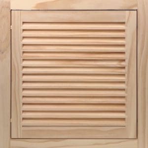 Front Perspective view of 16x16 Wood Return Air Filter Grille.