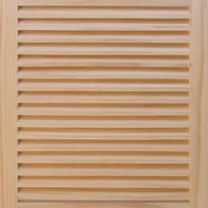 Front Perspective view of 16x18 Wood Return Air Grille.