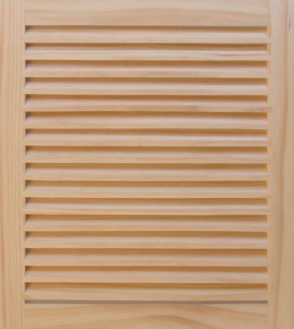 Front Perspective view of 16x18 Wood Return Air Grille.