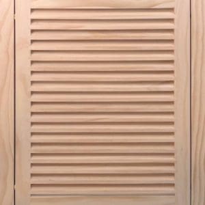 Front Perspective Representation of 16x20 Wood Return Air Filter Grille.