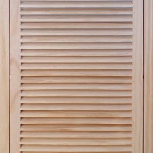 Front Perspective Representation of 17x30 Wood Return Air Filter Grille.