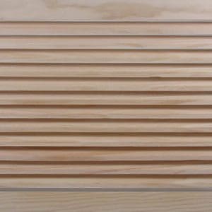 Front Perspective view of 20x14 Wood Return Air Grille.