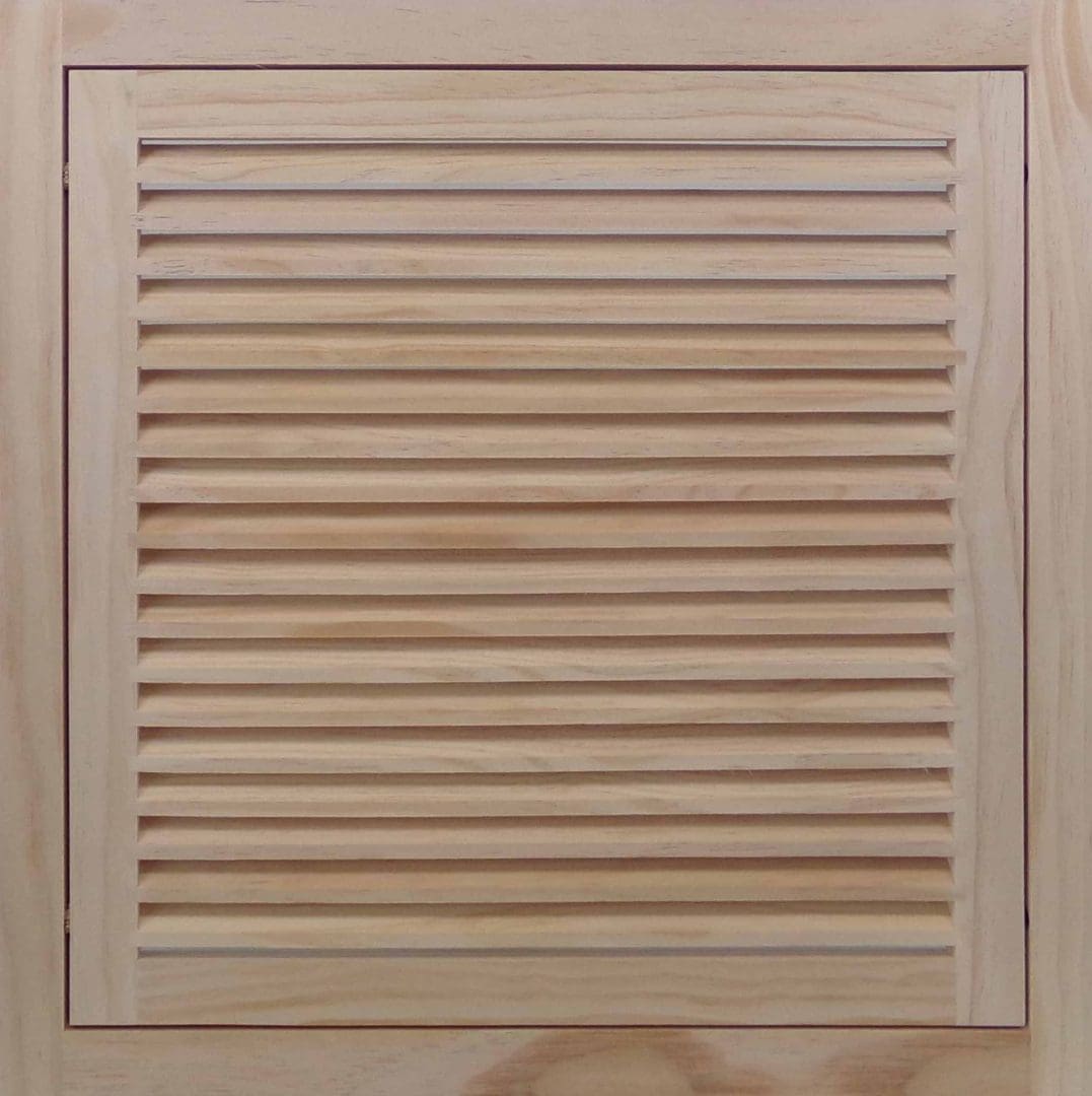 Front Perspective view of 20x20 Wood Return Air Filter Grille.