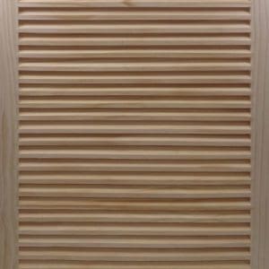 Front Perspective Representation of 20x32 Wood Return Air Grille.