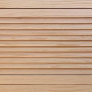 Front Perspective view of 24x12 Wood Return Air Filter Grille.