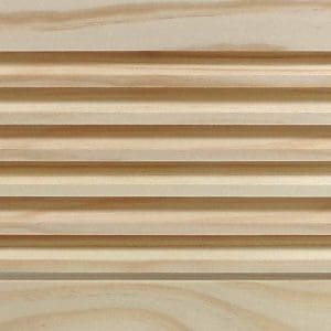 Front Perspective view of 25x08 Wood Return Air Grille.