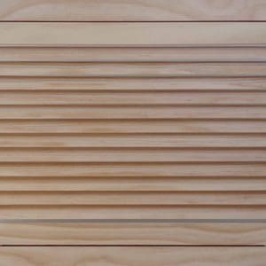 Front Perspective view of 25x14 Wood Return Air Filter Grille.