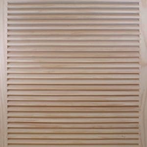 Front Perspective view of 25x36 Wood Return Air Grille.
