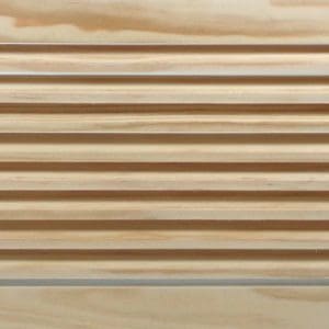 Front Perspective view of 26x10 Wood Return Air Grille.