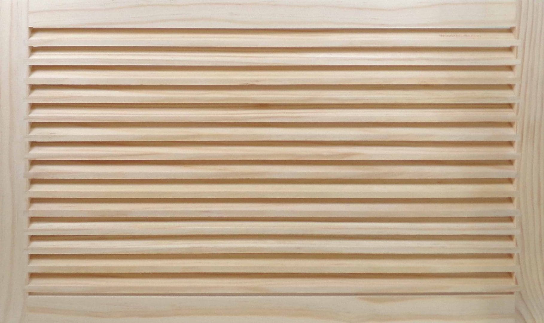 Front Perspective view of 26x16 Wood Return Air Grille.