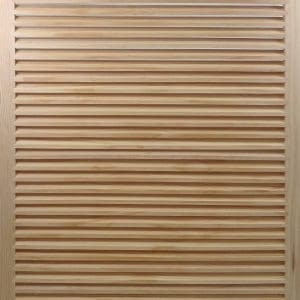 Front Perspective Representation of 26x34 Wood Return Air Grille.