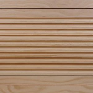 Front Perspective Representation of 27x19 Wood Return Air Filter Grille.