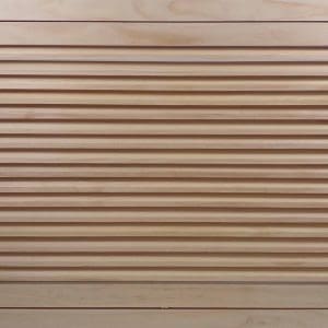 Front Perspective view of 30x18 Wood Return Air Filter Grille.