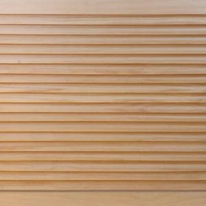 Front Perspective Representation of 30x18 Wood Return Air Grille.