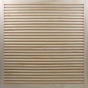 Front Perspective view of 30x30 Wood Return Air Grille.