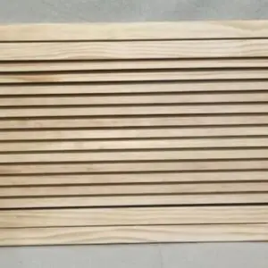 A wooden slat with no background.