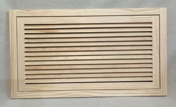 A wooden slat with no background.