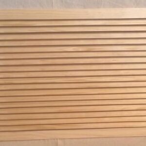 A wooden board with many lines on it