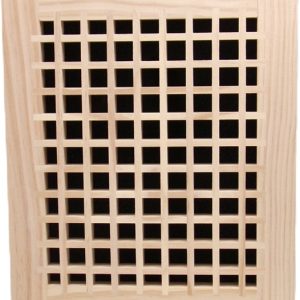 Front Perspective of the 10x12 Wood Return Egg Crate Grille