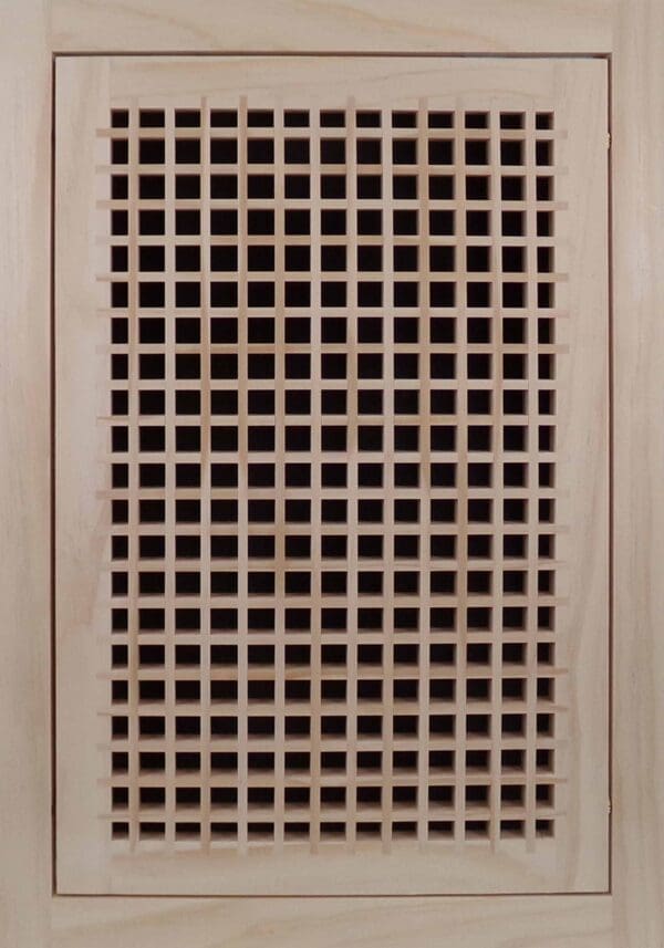 14x22 Wood Return Egg Crate Filter Grille | Easy Installation