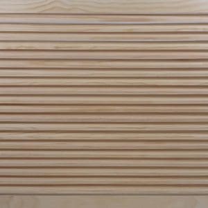 Front Perspective view of 32x22 Wood Return Air Grille.